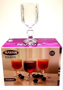 RYG9043 SET 6 PAHARE DARIN 80ML