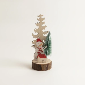 ORNAMENT LEMN OMULET CU BRAD 770401
