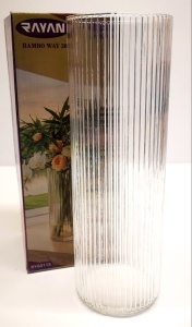 RYG0118 VAZA STICLA 30CM BAMBOO WAY