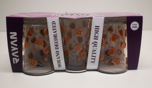 RYGM001 SET 6 PAHARE MORANO 200ML