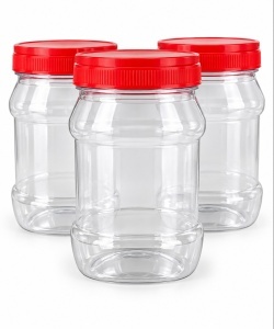 BORCAN PLASTIC CU CAPAC ROSU 6L
