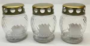 CANDELA STICLA LA72 6/SET ALB
