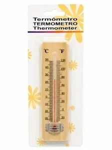 TERMOMETRU CAMERA 15CM LEMN CH111