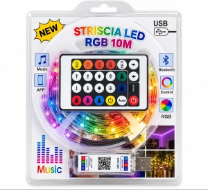 BANDA LED 10M CU USB SI TELECOMANDA *T 6261-5