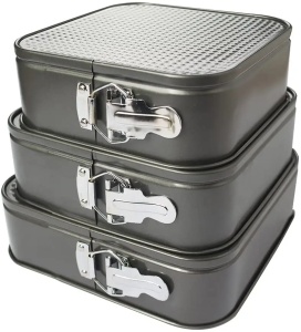 SET TAVA TORT PATRATE 24,26,28CM - Img 2