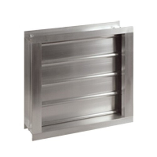 Rectangular backdraught damper