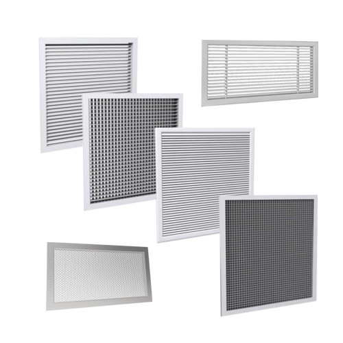 VENTILATION GRILLES FOR WALL AND CEILING