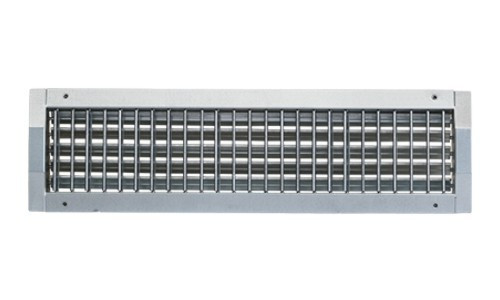 Double deflection grilles for circular ducts - DD-S