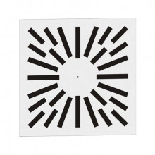 Square swirl diffuser SWR-3 500/28