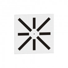 Difuzor elicoidal patrat swirl SWR-3 300/8