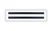 Slot diffuser with deflectors 2 slots L=600