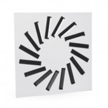 Square swirl diffuser SWR-1 400/16