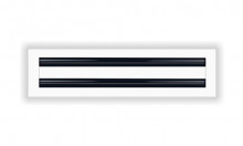 Slot diffuser with deflectors 2 slots L=2000
