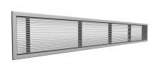 Linear bar grille with fixed blades - custom sizes - Img 3