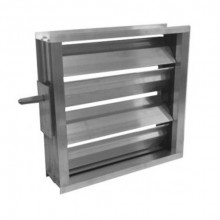 Volume control damper 1000x400 for actuator