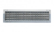 Double deflection grille 425x125 circular duct