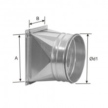 Schimbare de sectiune rectangular circular