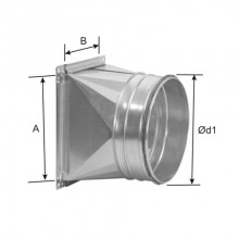 Square to round transition