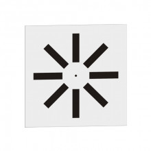 Square swirl diffuser SWR-2 300/8