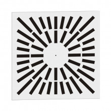 Difuzor elicoidal patrat swirl SWR-3 595/48