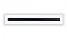 Slot diffuser with deflectors 1 slot L=2000