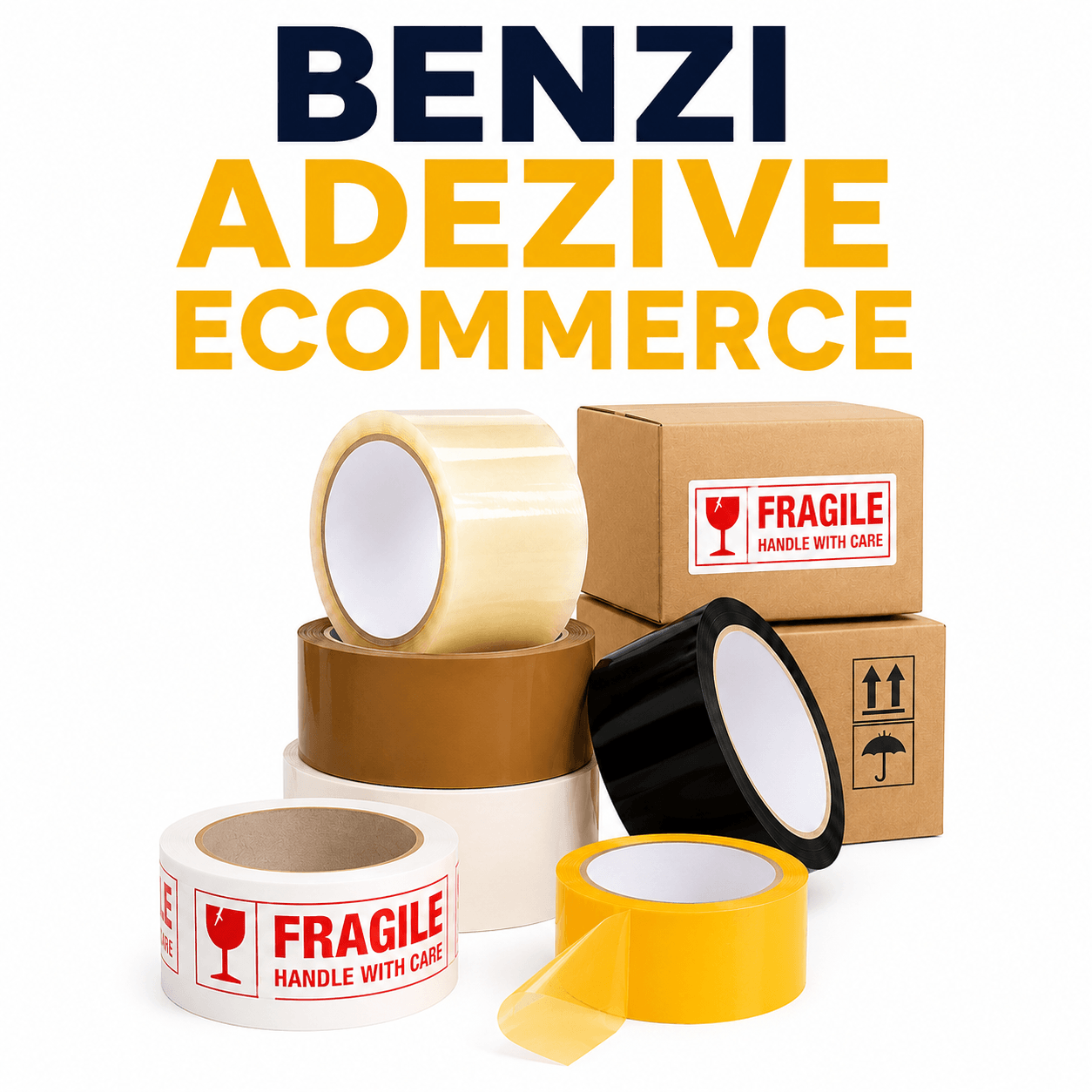 Benzi adezive ecommerce