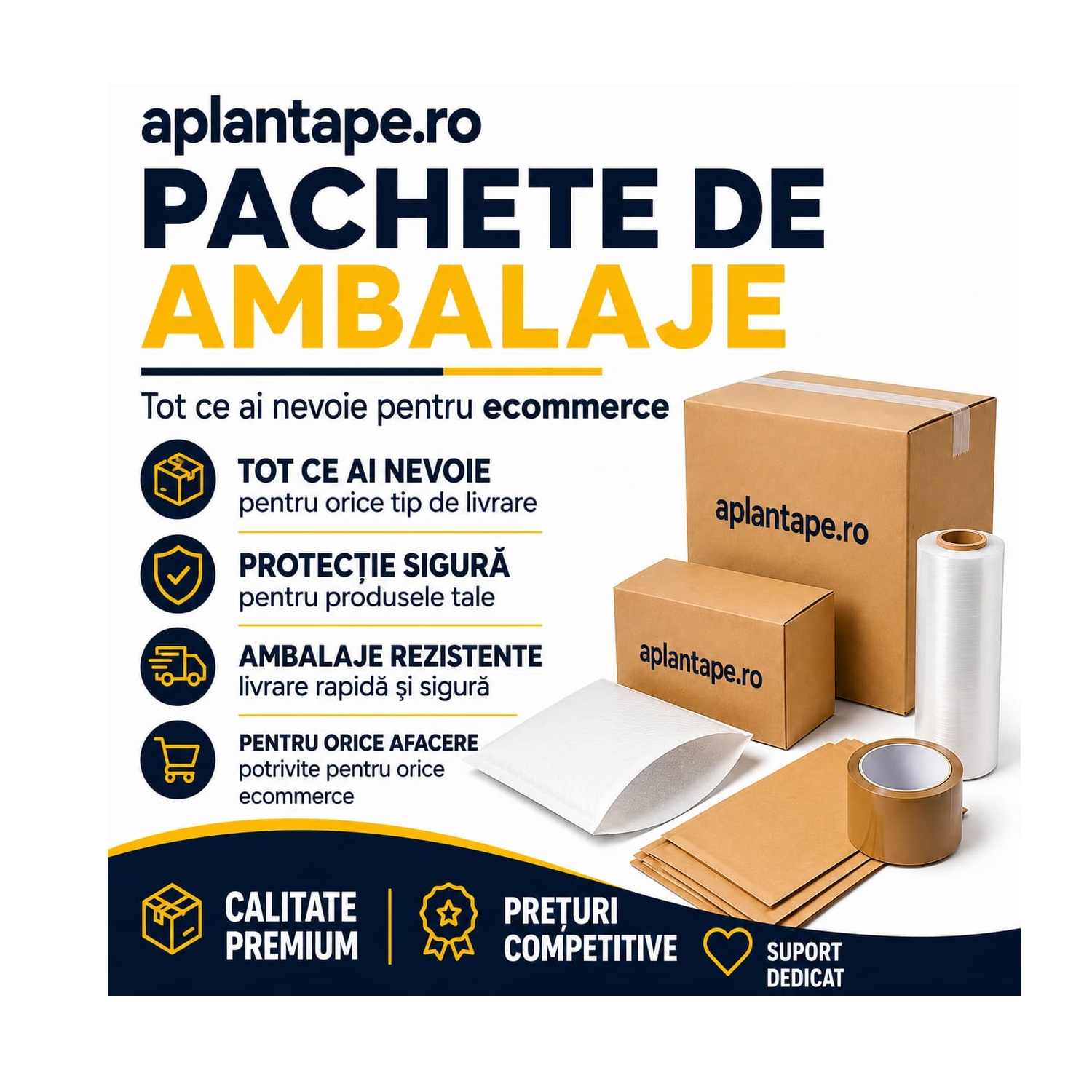 Pachete Ambalaje Ecommerce