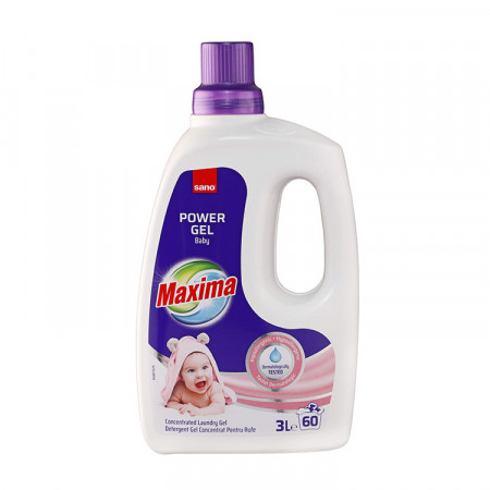 Detergent rufe lichid,copii,  Sano Maxima  baby , 3 L