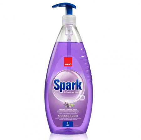 Detergent de vase lichid SANO Spark,Lavanda 1 L