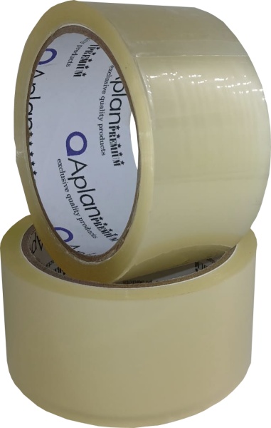 Bandă adezivă acrilic transparent Aplan 48x60 metri