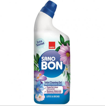 Detergent pentru vasul de toaleta, SANO Sano Bon Gel, 750 ml - Img 1