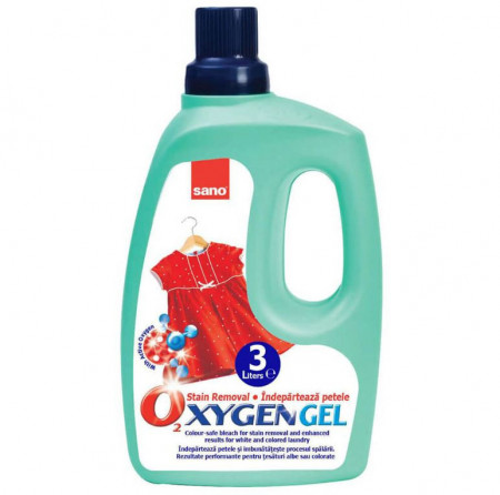 Solutie pentru pete,Sano Oxygen Gel, 3 L - Img 1