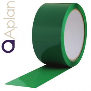 Banda Adeziva Verde Aplan 48mm x 60m - Banda Ambalare si Delimitare Profesionala - Img 2