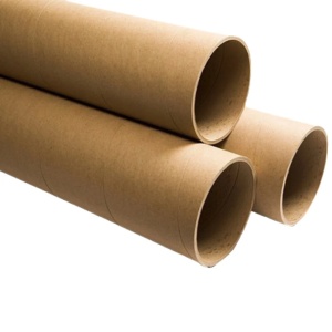 Tub din carton pentru folie stretch 300 g, Alb/Natur