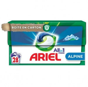 Ariel,detergent de rufe capsule, All in 1, Pods, Alpine, 28buc