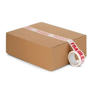 Banda Adeziva FRAGILE 48mm x 60m Hot-Melt Alba – Sigilare Colete Fragile, Lipire Puternica pentru Ambalare si Transport - Img 4