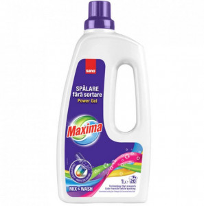 Detergent rufe, SANO Maxima Power Gel Mix and Wash, 1 L