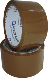 Banda adeziva acrilic 48x60 m AplanTape, Maro