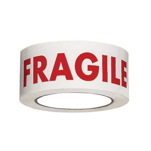 Banda adeziva (scotch) FRAGILE AplanTape, 48 X 60 m, Alb