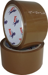 Bandă adezivă acrilic maro Breazu 48x60 m