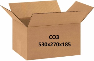 Cutie de carton 530x270x185 CO3,Natur