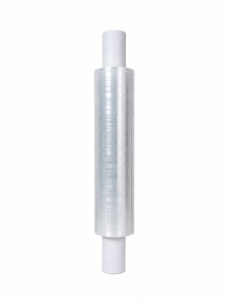 Folie Stretch Manuala Transparenta 400 mm x 162 m | 17 Microni | 1.75 kg | Tub 38 mm