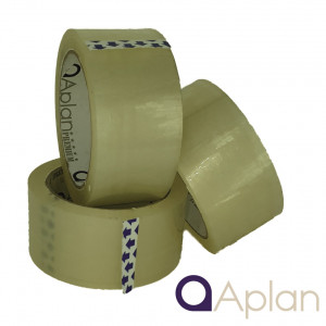 Bandă adezivă Aplan Silent transparent 48x60m