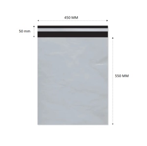 Pungi Curierat COEX 450x550+50mm, 60 Microni, Ultra-Rezistente