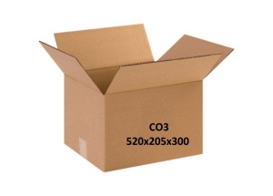 Cutie de carton 520x205x300 CO3,Natur
