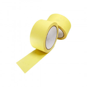 Banda de Mascare Profesionala 48mm x 40m Galbena – Adeziv Puternic pentru Vopsitorie, Renovari si Protectie Suprafete