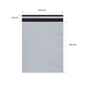 Pungi Curierat COEX 230x320x50mm, 50 Microni, Ultra-Rezistente