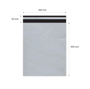Pungi Curierat COEX 350x450x50mm, 60 Microni, Ultra-Rezistente