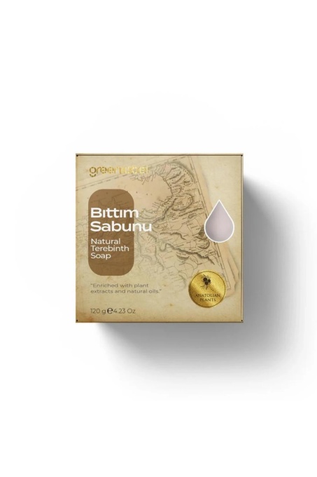 Săpun Natural Greenlabel cu Ulei de Bıttım (Fistic Sălbatic) – 120g