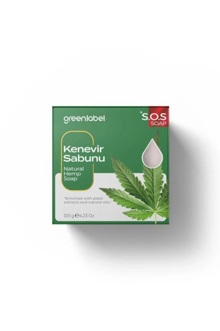 Săpun Natural Greenlabel cu Extract de Cânepă – 120g